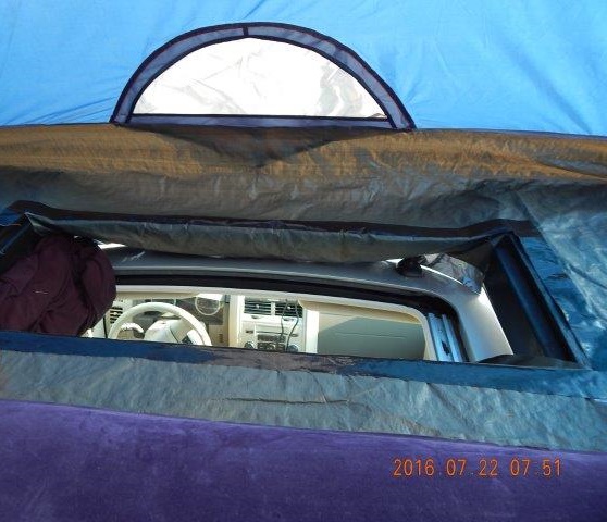 SUV Tent sunroof
